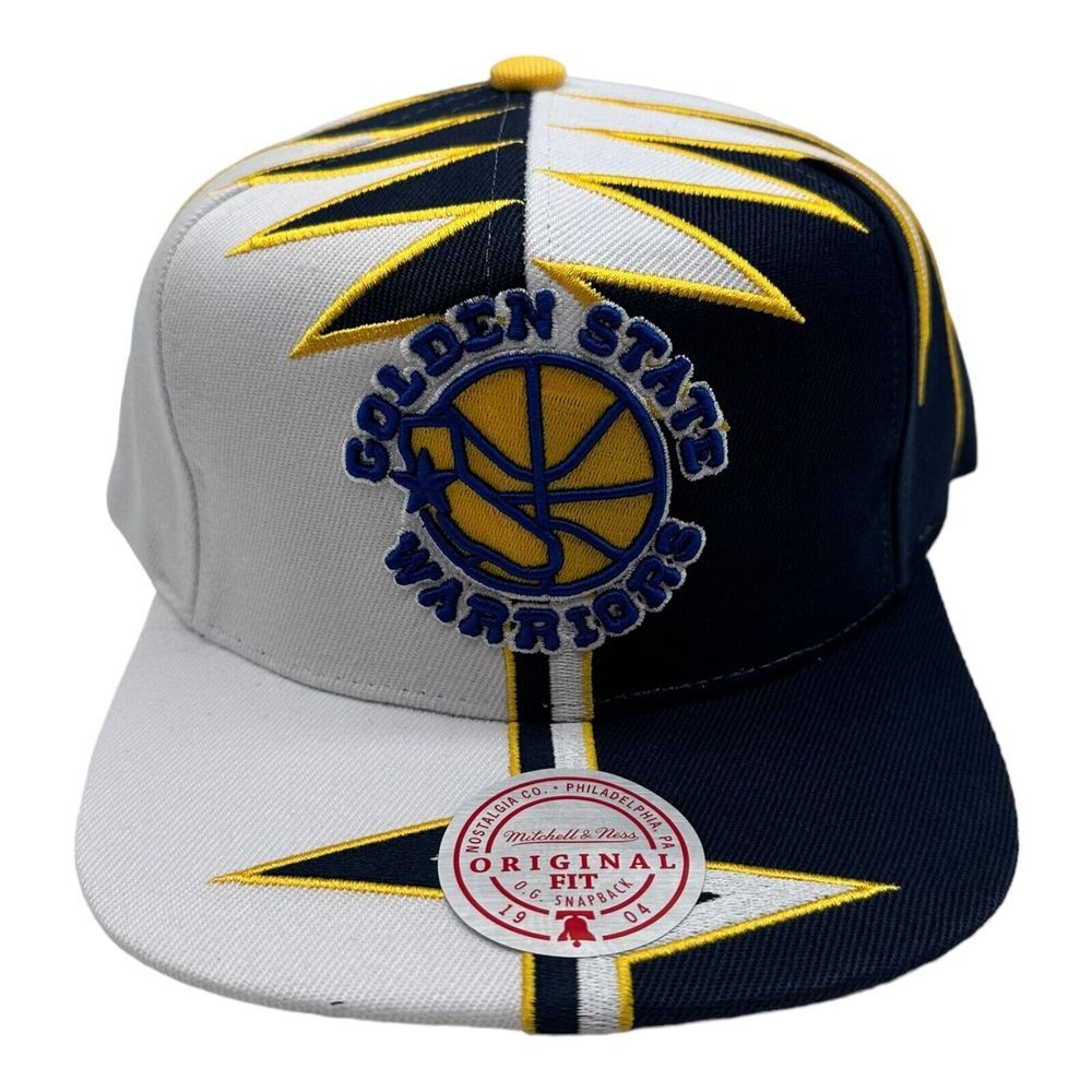 NWT Mitchell & Ness Shockwave Golden State Warriors‎ Snapback Hat Cap Basketball